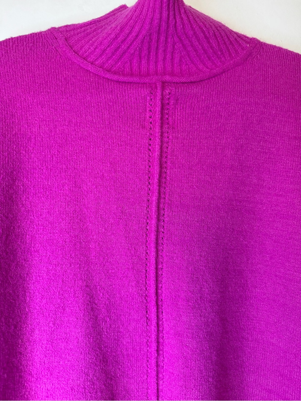 Maeve Anthropologie Fuchsia Wool Blend Sweater Size S - Picture 9 of 10